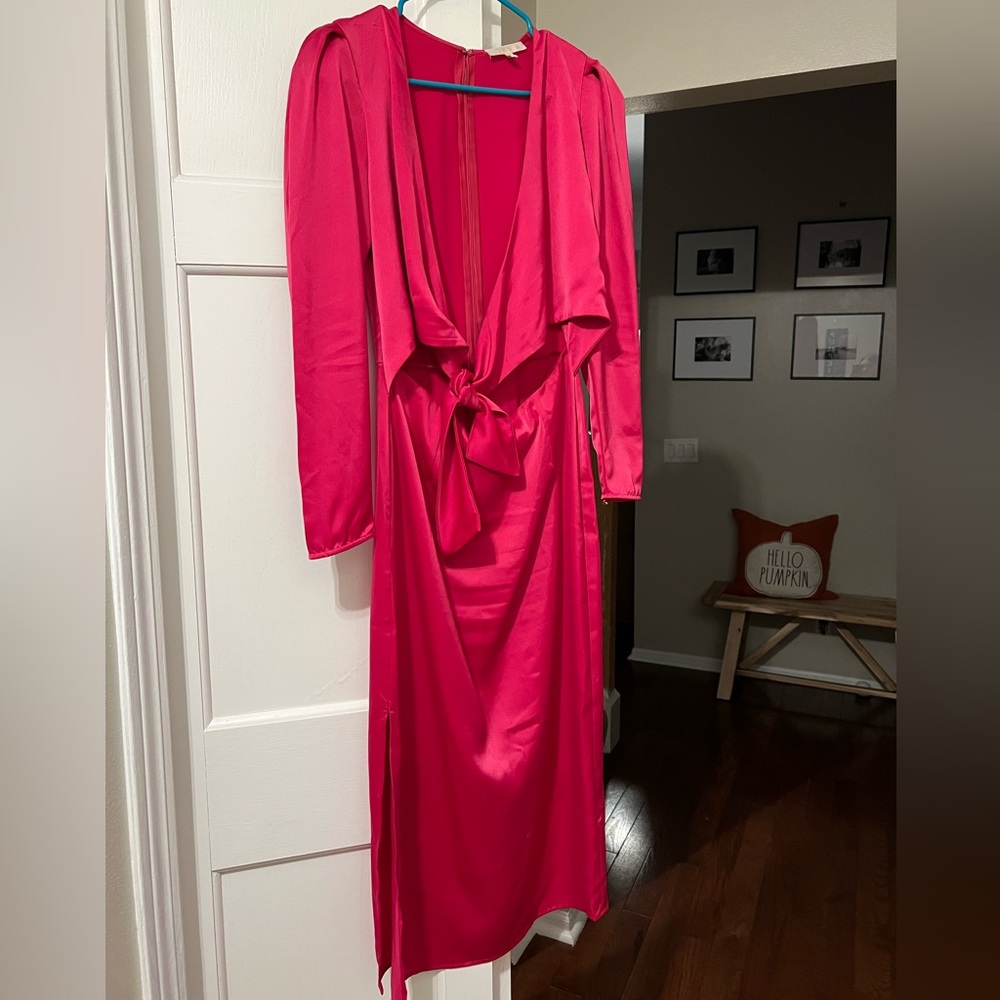 Wayf Vibrant Pink Dress